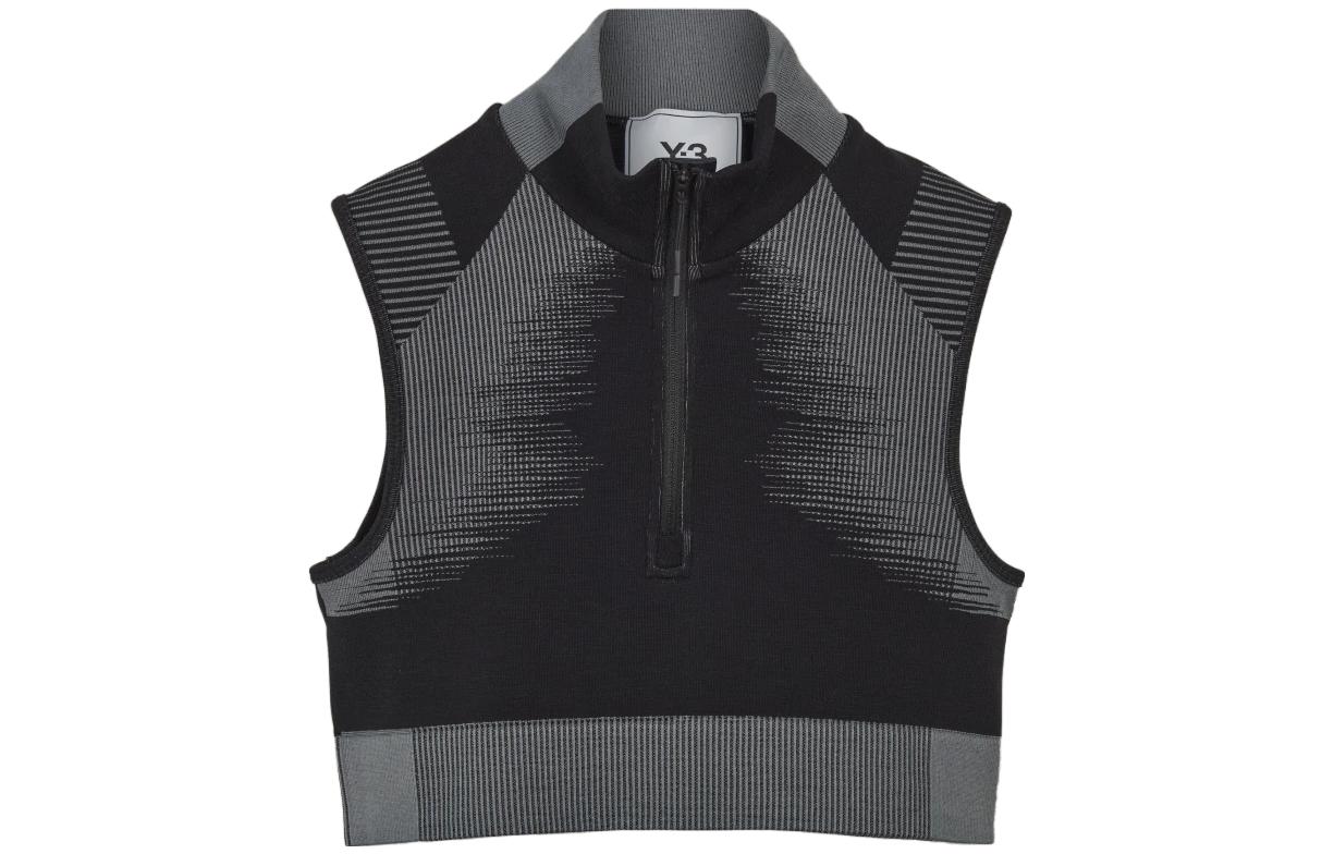 Y 3 водолазка с ребрами укороченный топ Y-3, черный
Y 3 водолазка с ребрами укороченный топ Y-3, черный