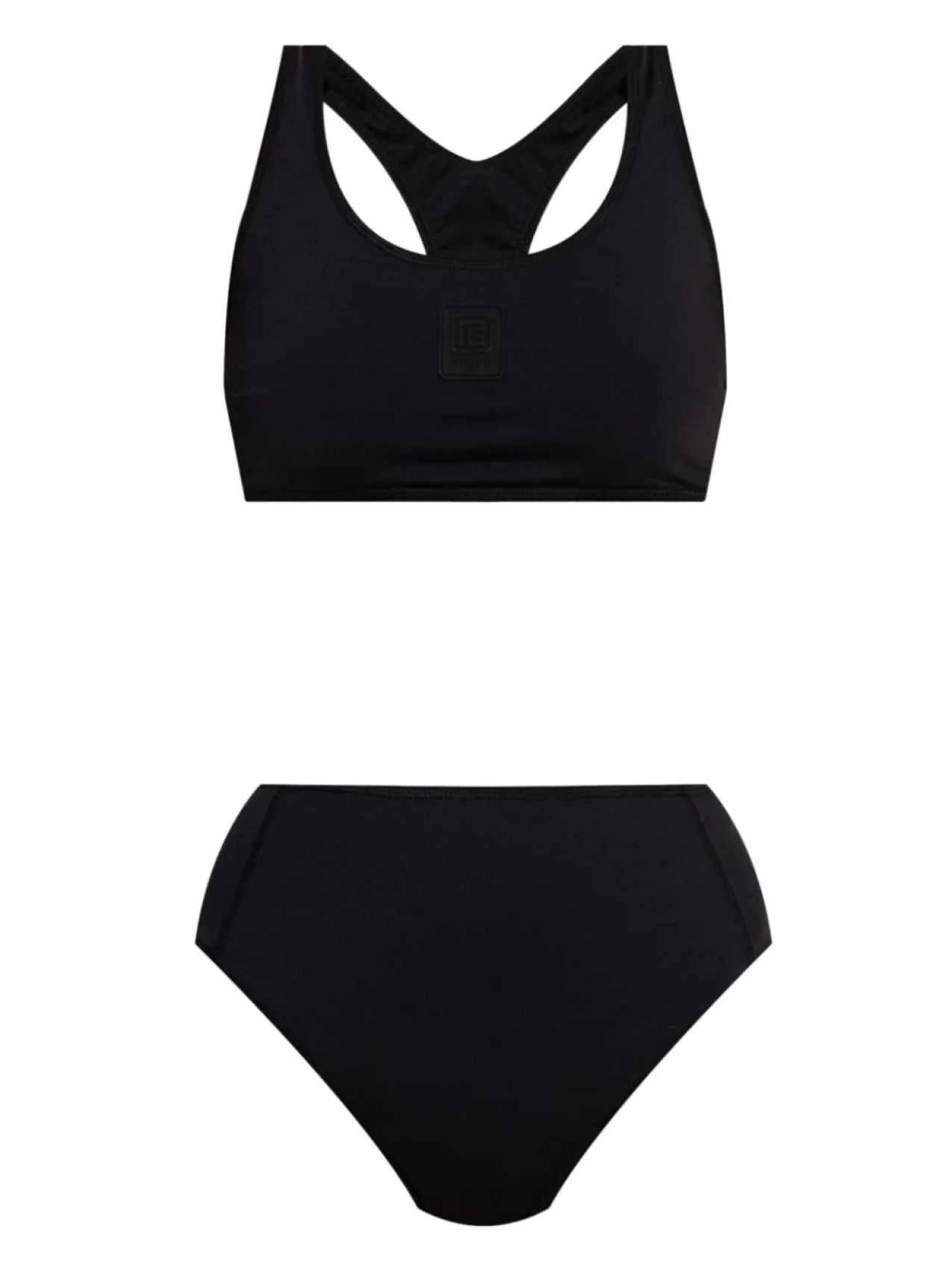 Бикини Balmain с перекрещивающимися бретелями на спине, черный
Бикини Balmain с перекрещивающимися бретелями на спине, черный