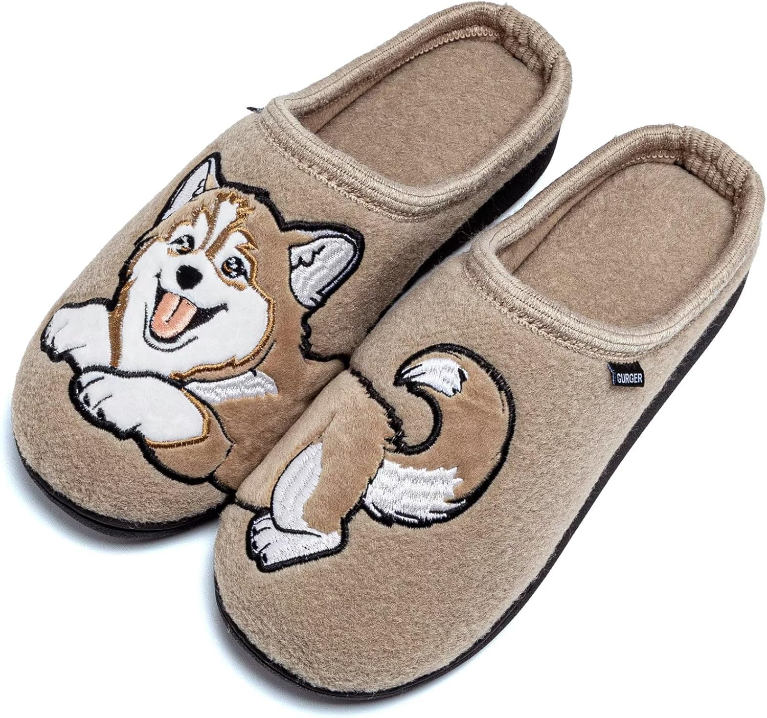 Тапочки для женщин и мужчин с милым животным рисунком, вышивкой кошки и собаки, теплые зимние домашние тапочки с эффектом памяти Jebuktxe, хаки
Тапочки для женщин и мужчин с милым животным рисунком, вышивкой кошки и собаки, теплые зимние домашние тапочки с эффектом памяти Jebuktxe, хаки