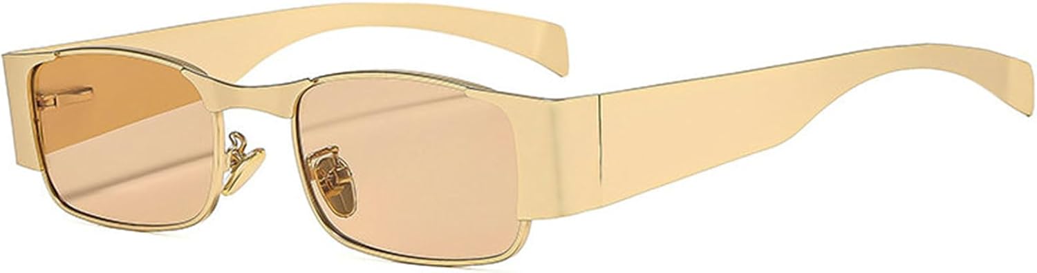 Willochra Модные солнцезащитные очки в металлической оправе квадратной формы для женщин, винтажные прямоугольные солнцезащитные очки для мужчин, панк-очки, женские и мужские, C6
Willochra Модные солнцезащитные очки в металлической оправе квадратной формы для женщин, винтажные прямоугольные солнцезащитные очки для мужчин, панк-очки, женские и мужские, C6