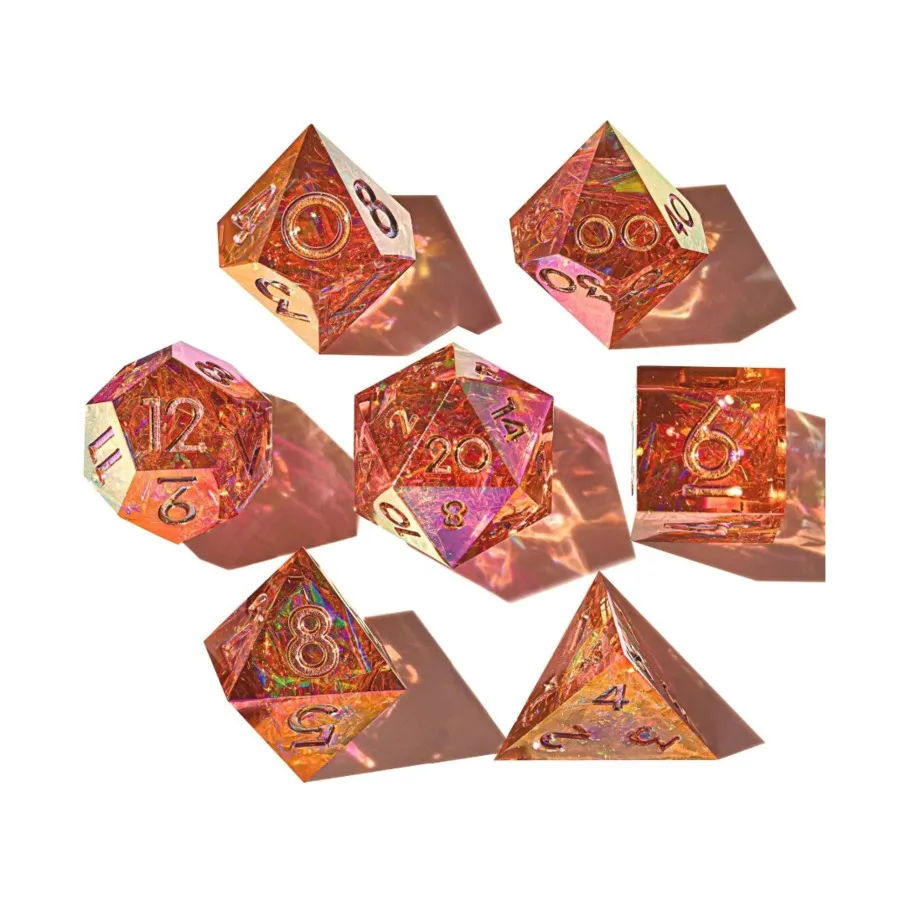 Полисет - Поцелуй Сакуры (7), Iridescent Resin Dice (Dispel Dice)
Полисет - Поцелуй Сакуры (7), Iridescent Resin Dice (Dispel Dice)