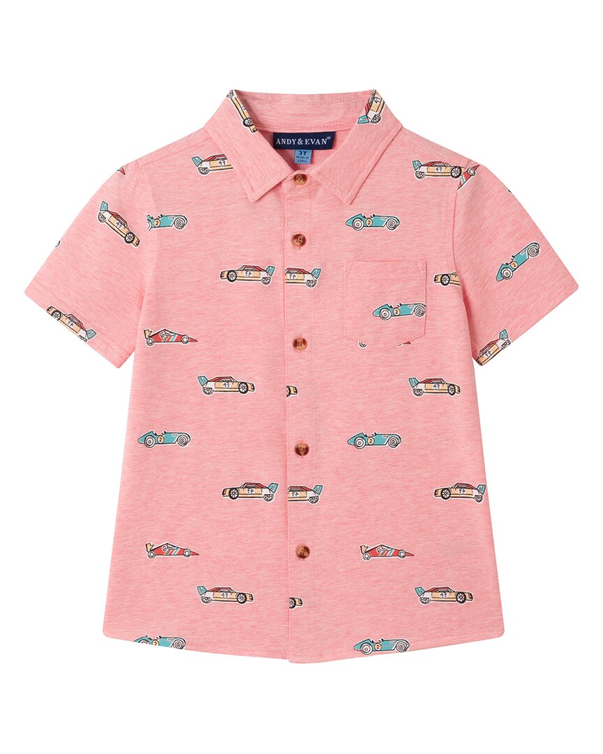 Andy & Evan Майка с принтом автомобиля вязаная на пуговицах, оранжевый
Andy & Evan Майка с принтом автомобиля вязаная на пуговицах, оранжевый