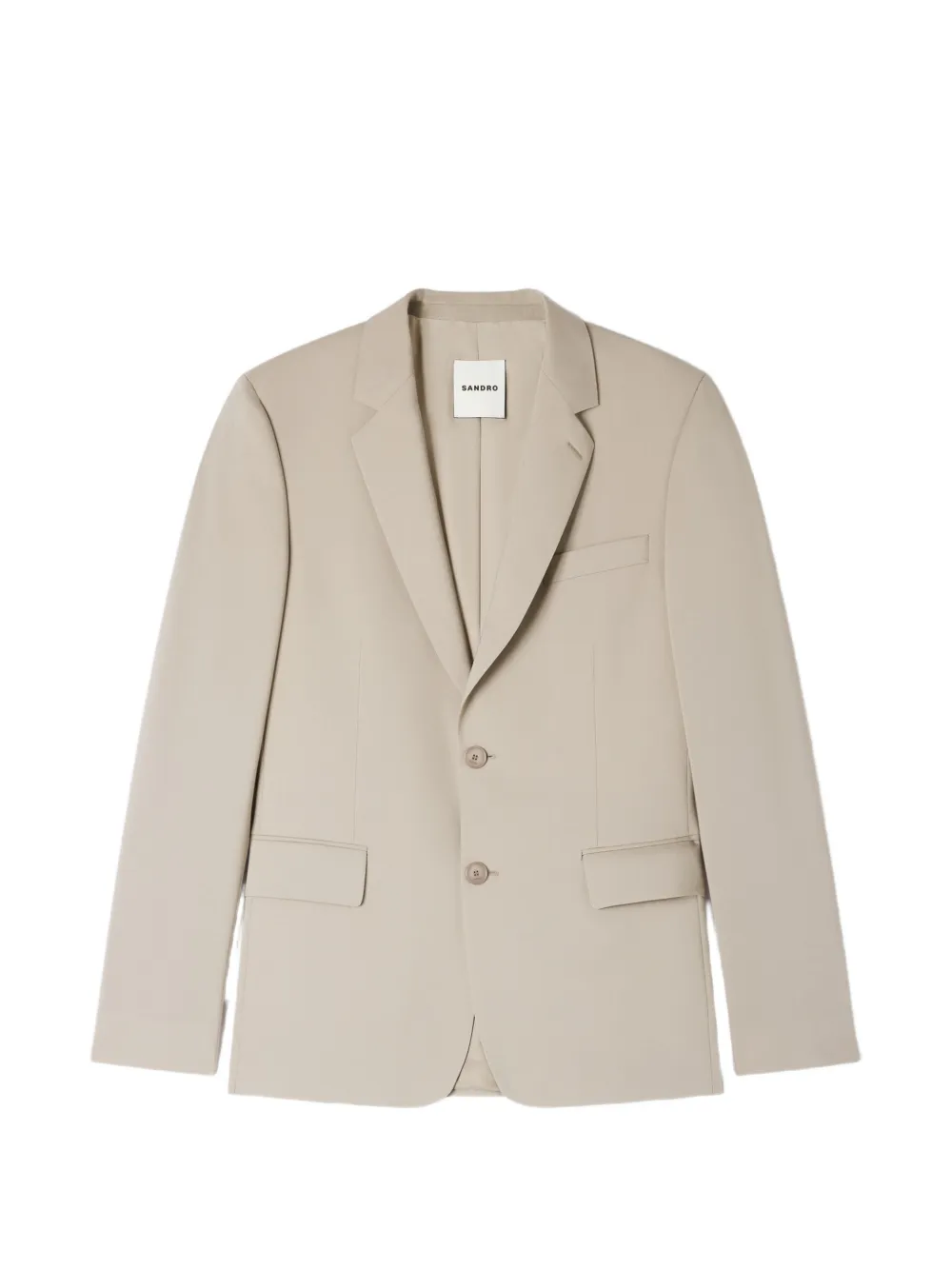 Классический пиджак на пуговицах Sandro, бежевый
Классический пиджак на пуговицах Sandro, бежевый