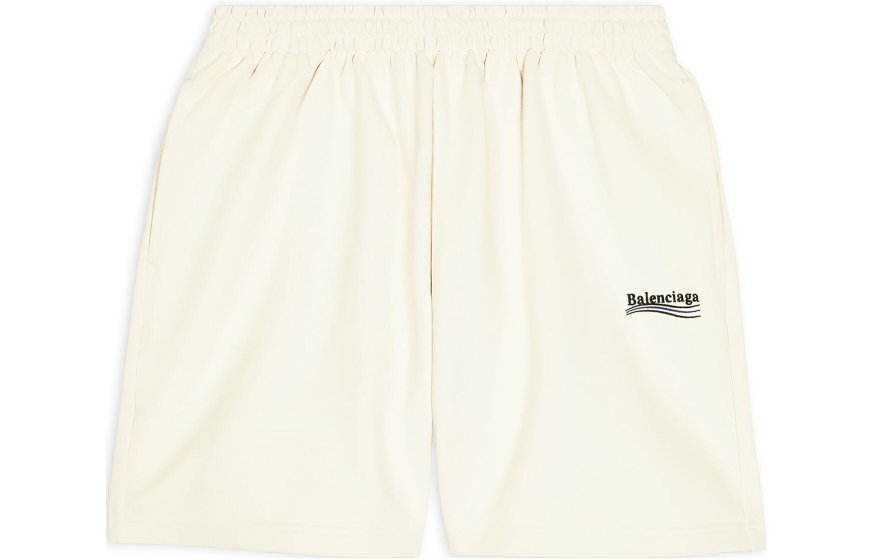 Повседневные шорты для политической кампании Regular Fit Мужские экрю Balenciaga
Повседневные шорты для политической кампании Regular Fit Мужские экрю Balenciaga