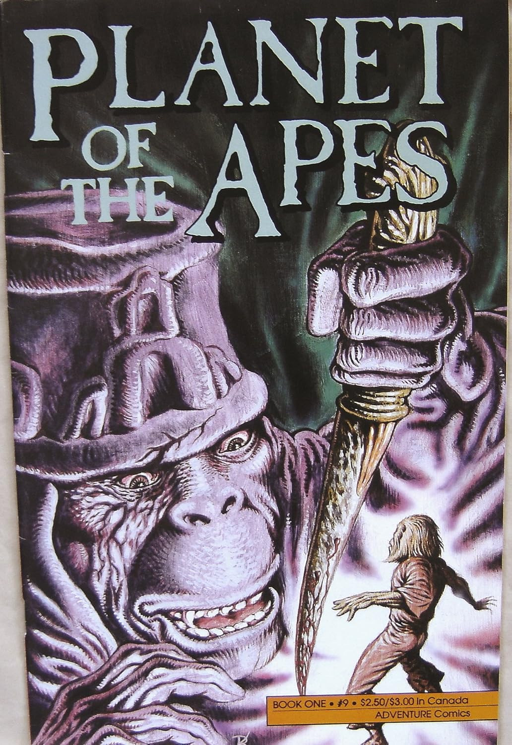 Planet of the Apes Comic Book One # 9 (Adventure Comics)
Planet of the Apes Comic Book One # 9 (Adventure Comics)