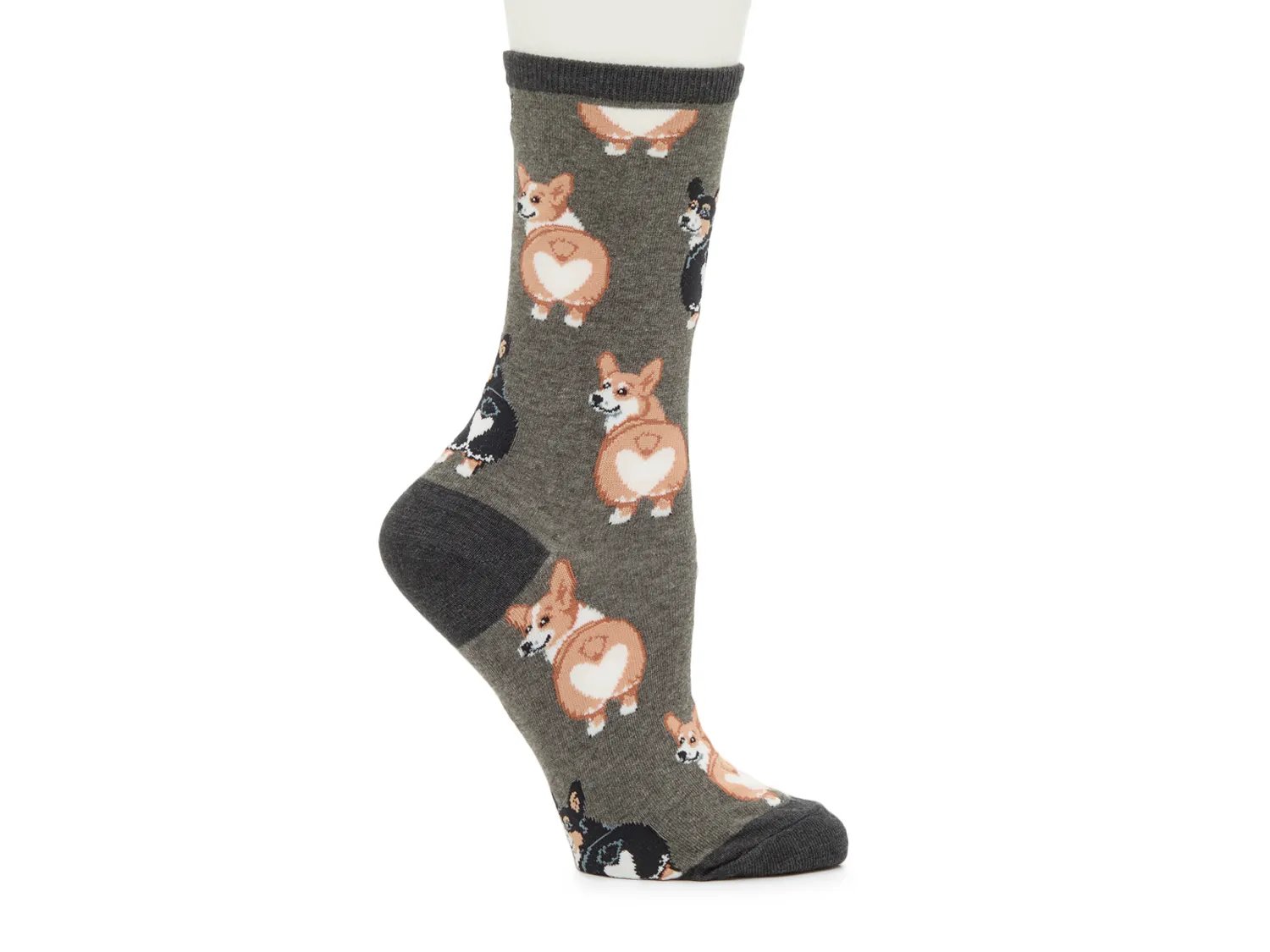 Носки Socksmith Corgi Butt Women's Crew Socks, угольно-серый
Носки Socksmith Corgi Butt Women's Crew Socks, угольно-серый