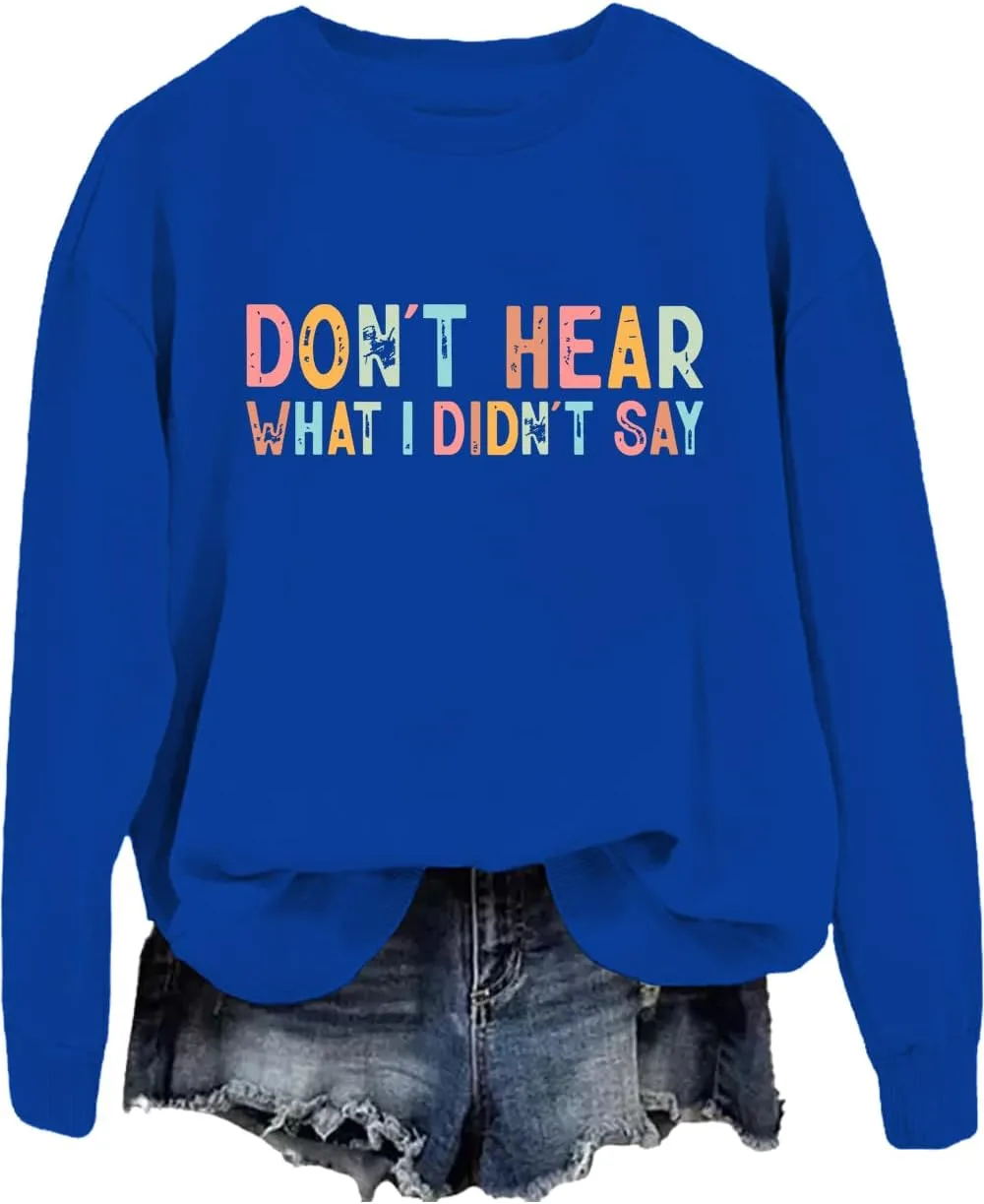 Толстовка Don't Hear What I Didn't Say JWVEL
Толстовка Don't Hear What I Didn't Say JWVEL