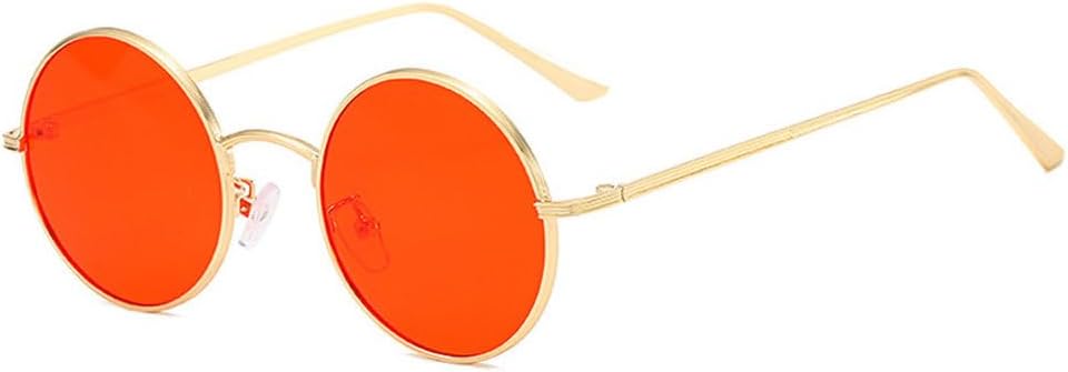 Классические мужские круглые солнцезащитные очки, женские очки с металлической оправой и защитой от УФ-излучения UV400. Модные очки для мужчин и женщин HVTVTLA, Gold-red
Классические мужские круглые солнцезащитные очки, женские очки с металлической оправой и защитой от УФ-излучения UV400. Модные очки для мужчин и женщин HVTVTLA, Gold-red