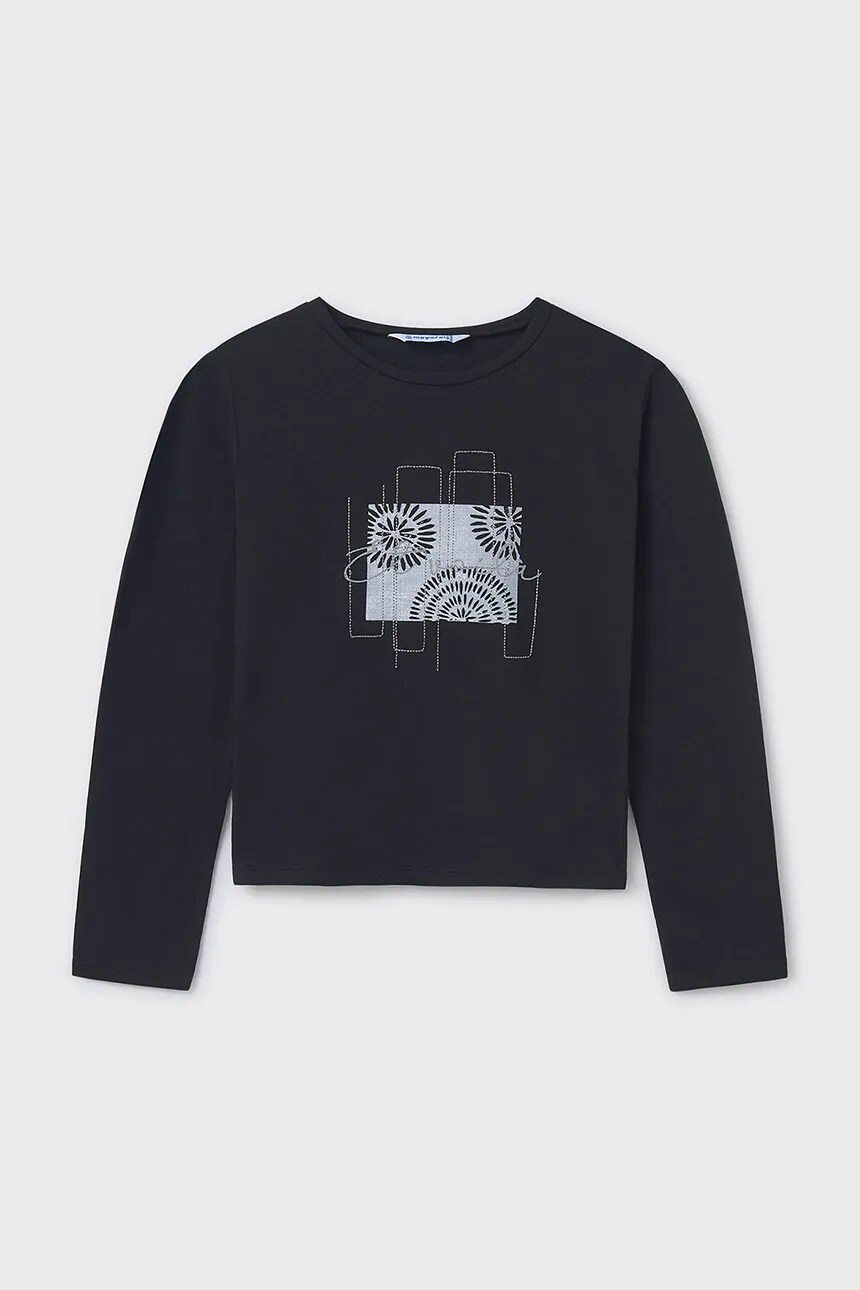 Хлопковый длинный рукав детский Mayoral, черный
Хлопковый длинный рукав детский Mayoral, черный