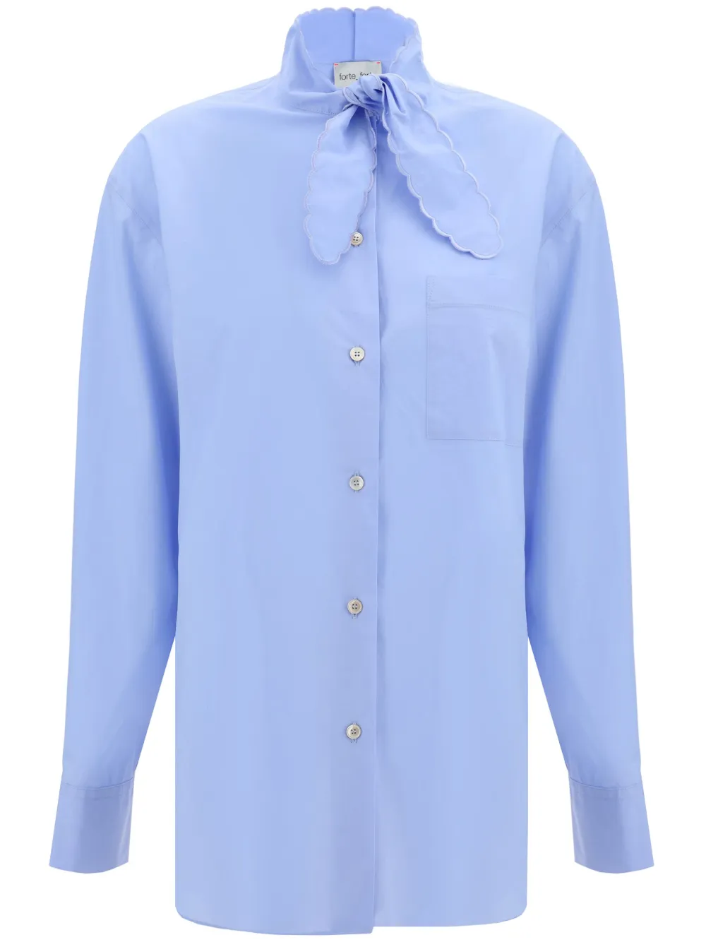 Рубашка с завязками Forte Forte, синий
Рубашка с завязками Forte Forte, синий