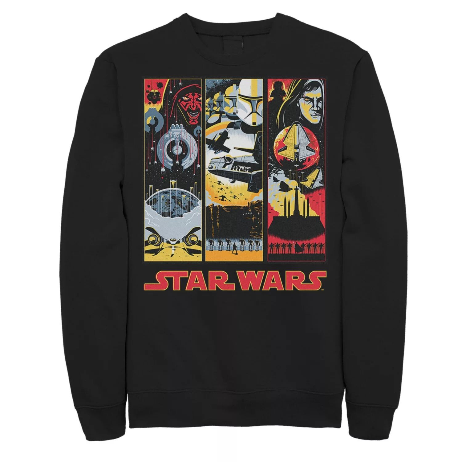 Мужской свитшот со вставками в стиле ретро «Звездные войны» Maul Trooper Anakin Licensed Character
Мужской свитшот со вставками в стиле ретро «Звездные войны» Maul Trooper Anakin Licensed Character