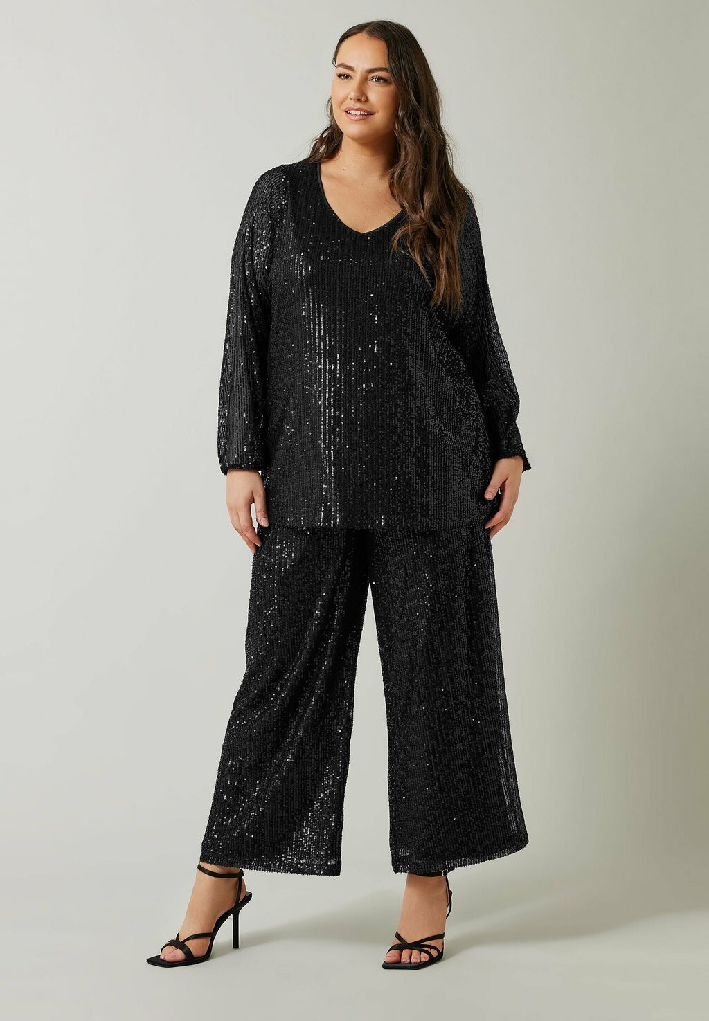 Брюки SEQUIN EMBELLISHED WIDE Evans, антрацит
Брюки SEQUIN EMBELLISHED WIDE Evans, антрацит