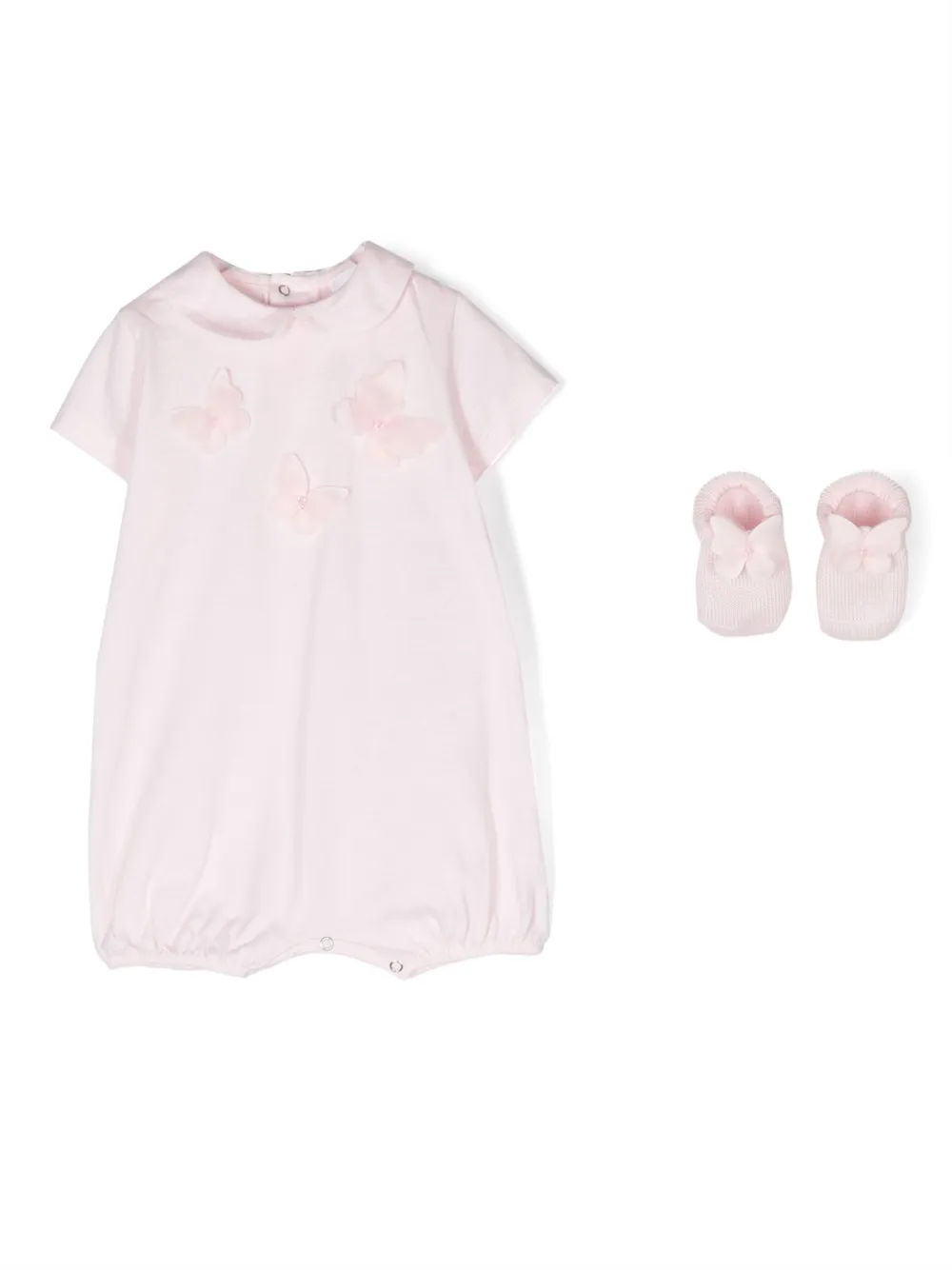 Комплект из пинеток и ромпера с аппликацией Story Loris, розовый
Комплект из пинеток и ромпера с аппликацией Story Loris, розовый