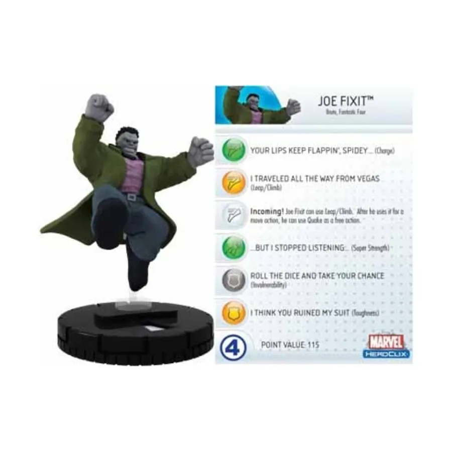 Джо Фиксит (R), Marvel HeroClix - Incredible Hulk - Singles
Джо Фиксит (R), Marvel HeroClix - Incredible Hulk - Singles