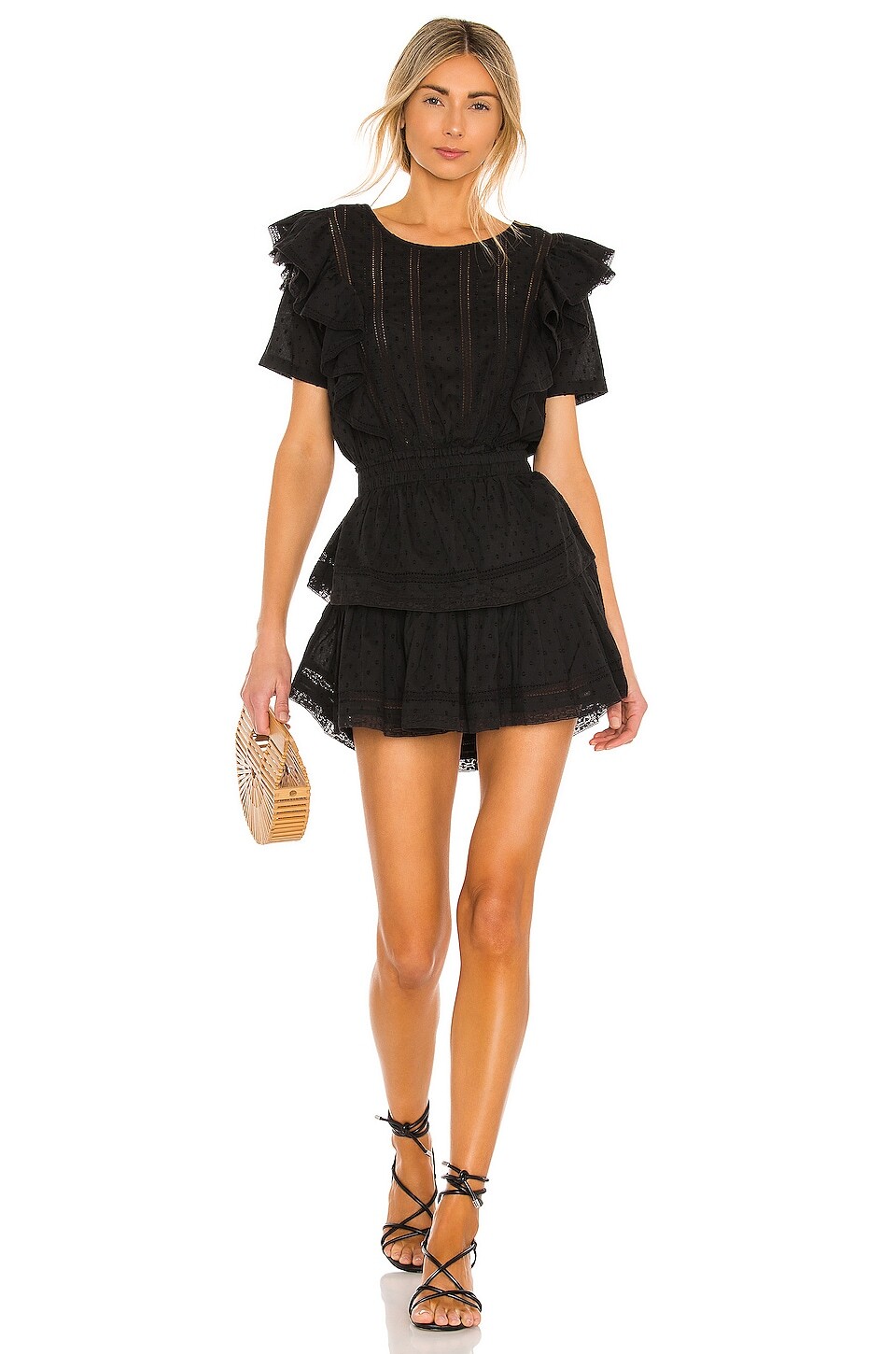 Платье LoveShackFancy Natasha, черный
Платье LoveShackFancy Natasha, черный