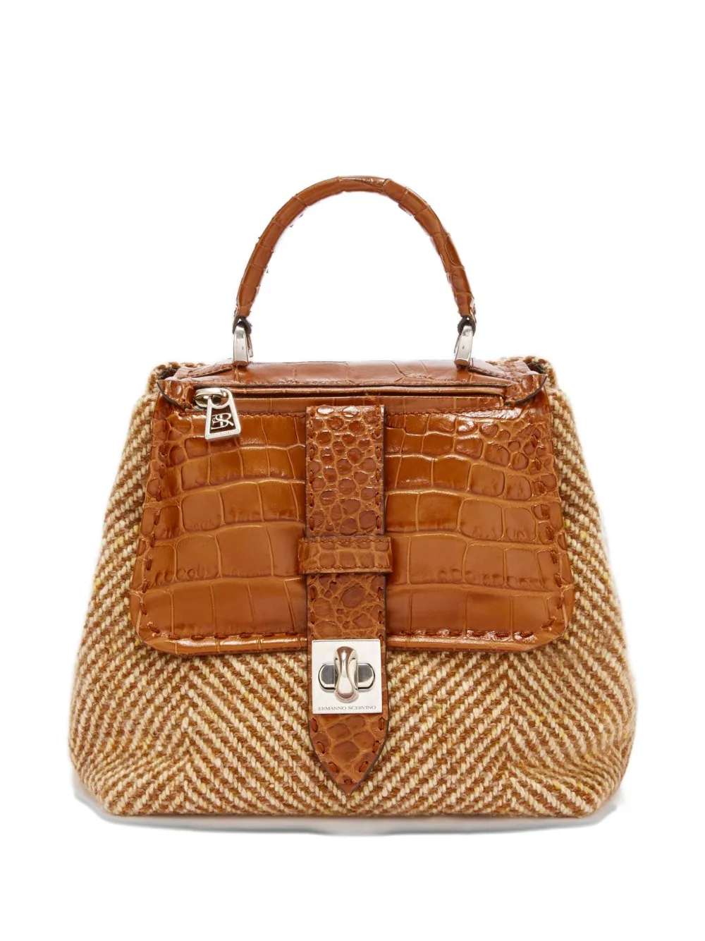 Сумка-шоппер Liza с рисунком в елочку Ermanno Scervino, коричневый
Сумка-шоппер Liza с рисунком в елочку Ermanno Scervino, коричневый