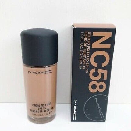 MAC Studio Fix Fluid SPF 15 Foundation NC58, 1,0 унции, 30 мл — новинка в коробке
MAC Studio Fix Fluid SPF 15 Foundation NC58, 1,0 унции, 30 мл — новинка в коробке