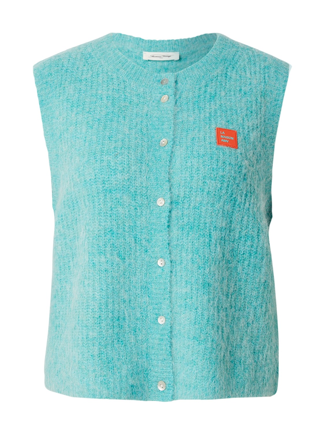 AMERICAN VINTAGE Вязаный жилет 'EAST' в зеленом цвете
AMERICAN VINTAGE Вязаный жилет 'EAST' в зеленом цвете