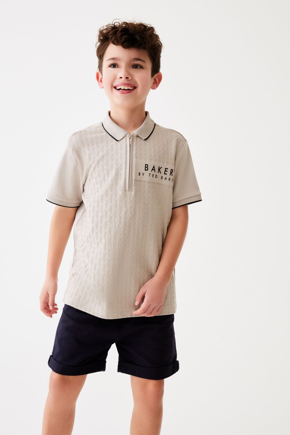 Текстурированная рубашка-поло Baker By Ted Baker, серый
Текстурированная рубашка-поло Baker By Ted Baker, серый