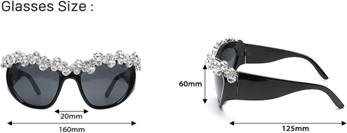 Солнцезащитные очки Willochra Wrap Around Fashion с блестящими стразами для женщин, модные спортивные очки в стиле Y2k с защитой от УФ-излучения UV400, Black
Солнцезащитные очки Willochra Wrap Around Fashion с блестящими стразами для женщин, модные спортивные очки в стиле Y2k с защитой от УФ-излучения UV400, Black