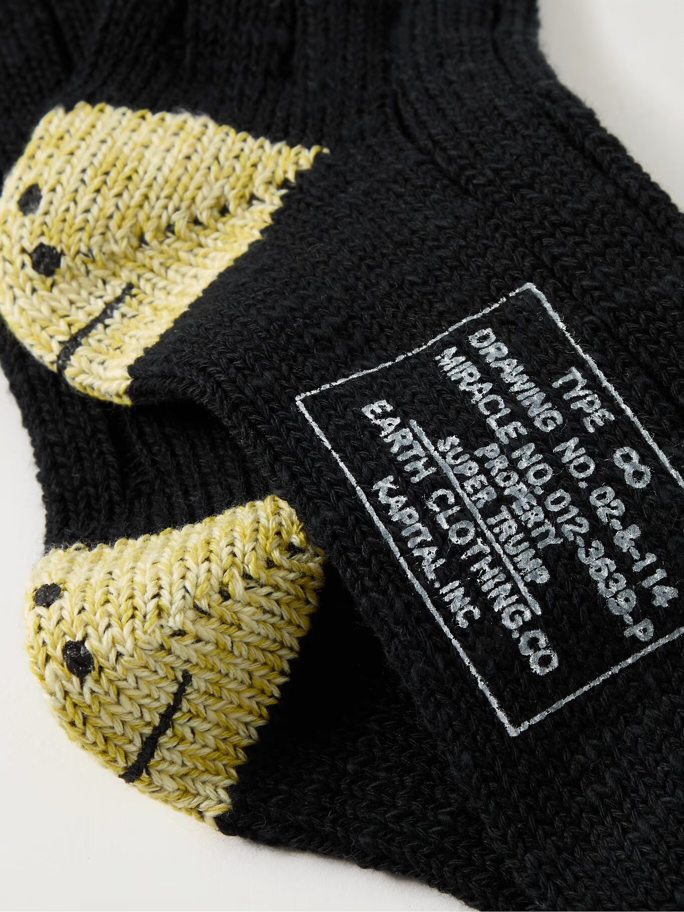 Носки из смеси хлопка и интарсии KAPITAL, черный
Носки из смеси хлопка и интарсии KAPITAL, черный