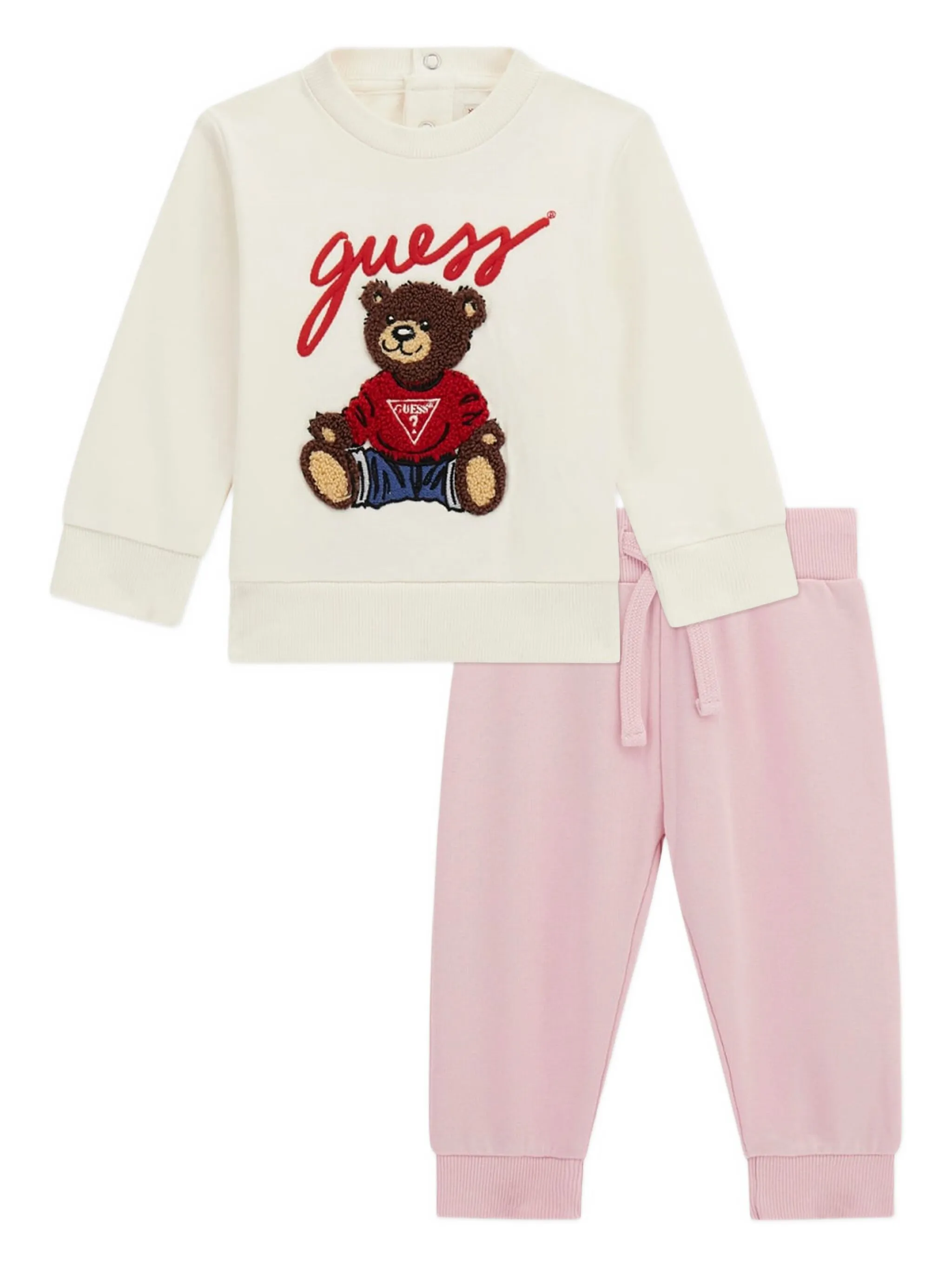 Спортивный костюм с аппликацией Guess Kids, белый
Спортивный костюм с аппликацией Guess Kids, белый