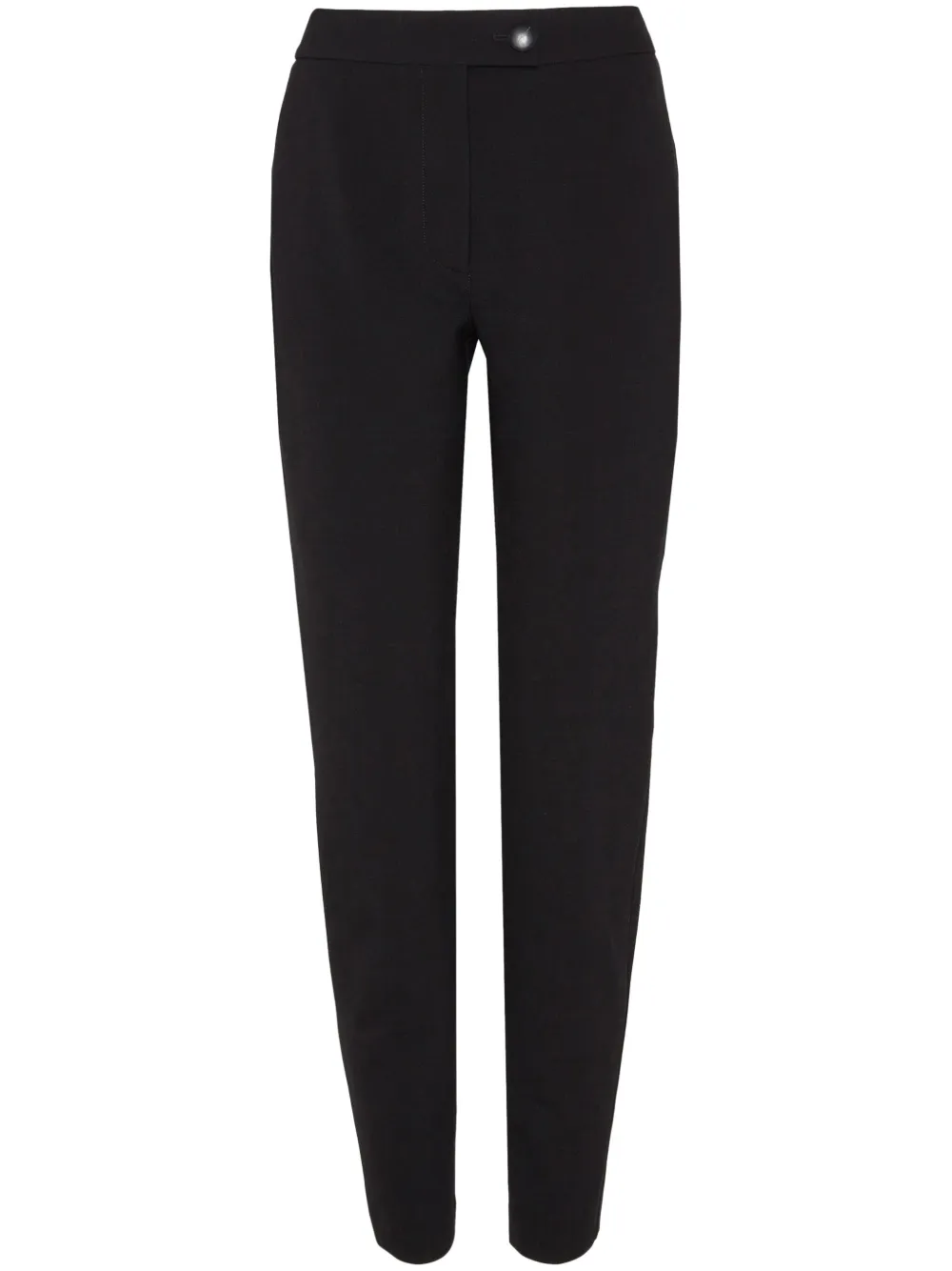 Брюки узкого кроя с молниями на манжетах Ferragamo, черный
Брюки узкого кроя с молниями на манжетах Ferragamo, черный