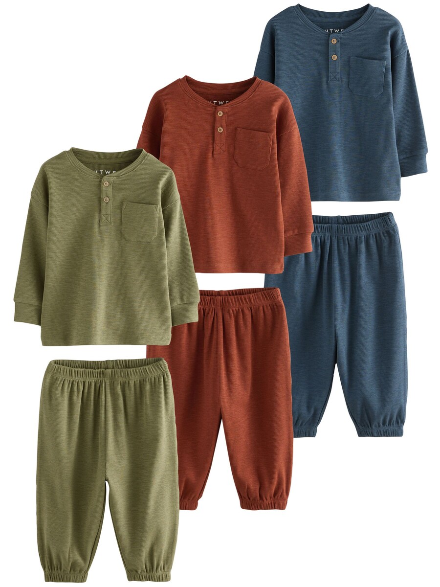 Пижама Next, темно-синий/каштановый/оливковый
Пижама Next, темно-синий/каштановый/оливковый