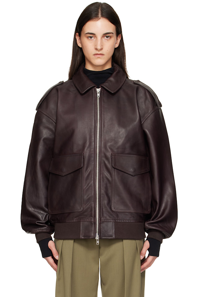 The Frankie Shop Кожаная куртка «Фиолетовая гадюка»
The Frankie Shop Кожаная куртка «Фиолетовая гадюка»