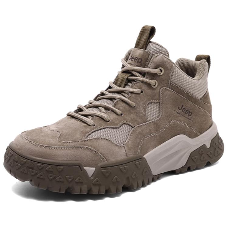 Износостойкие треккинговые кроссовки Mid-Top Jeep мужские коричневые
Износостойкие треккинговые кроссовки Mid-Top Jeep мужские коричневые