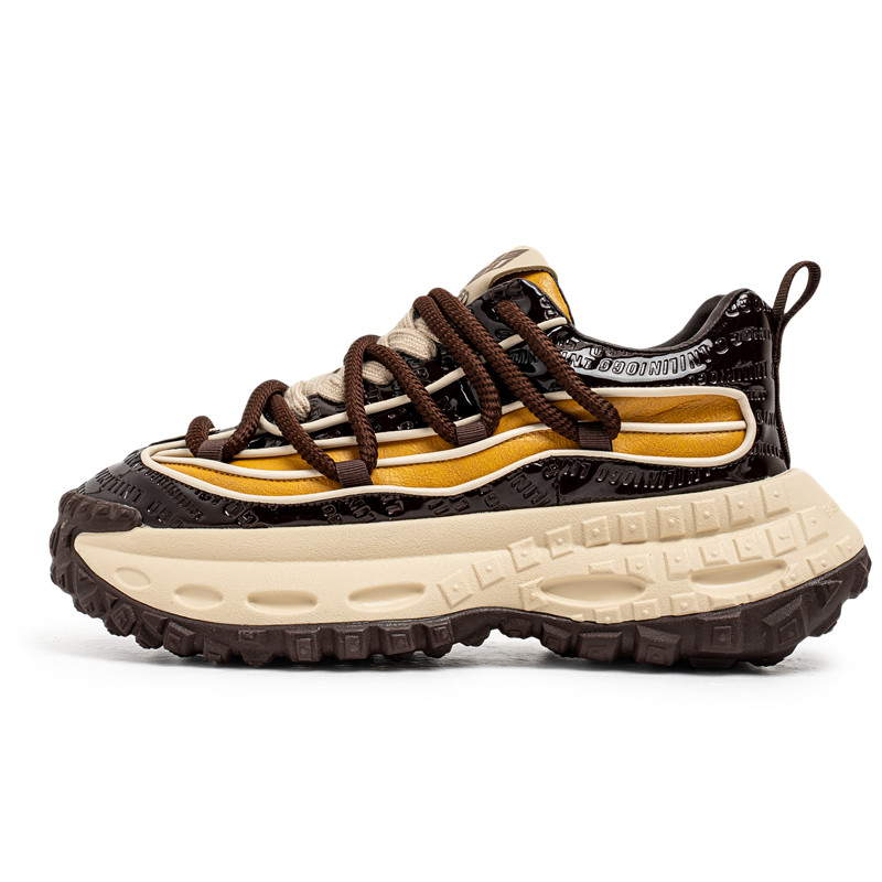 JANECO Антискользящие износостойкие массивные низкие кроссовки мужские Camel, цвет Camel 
JANECO Антискользящие износостойкие массивные низкие кроссовки мужские Camel, цвет Camel