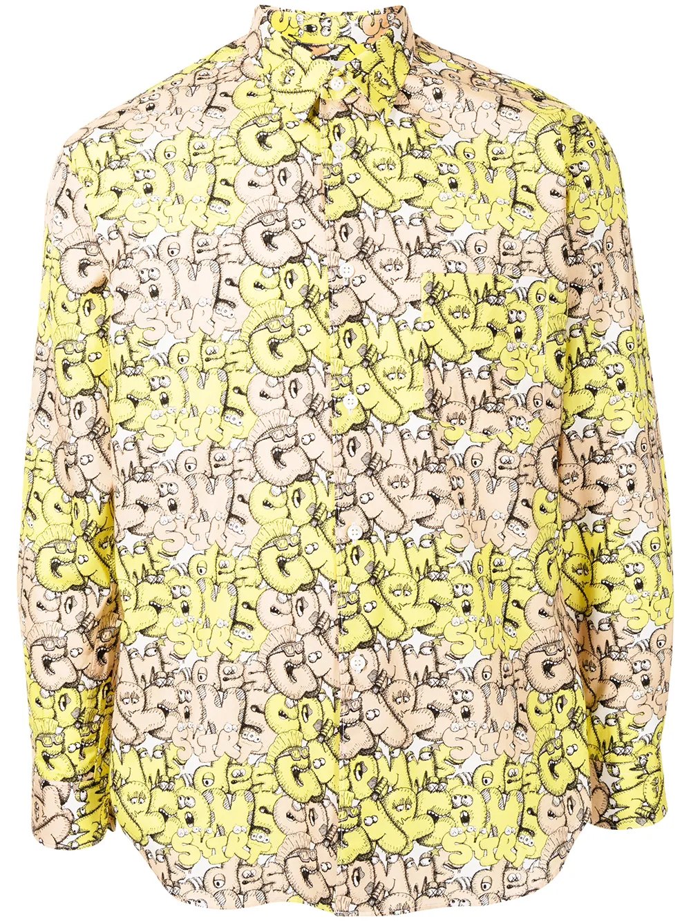 Рубашка с графичным принтом Comme Des Garçons Shirt, желтый
Рубашка с графичным принтом Comme Des Garçons Shirt, желтый