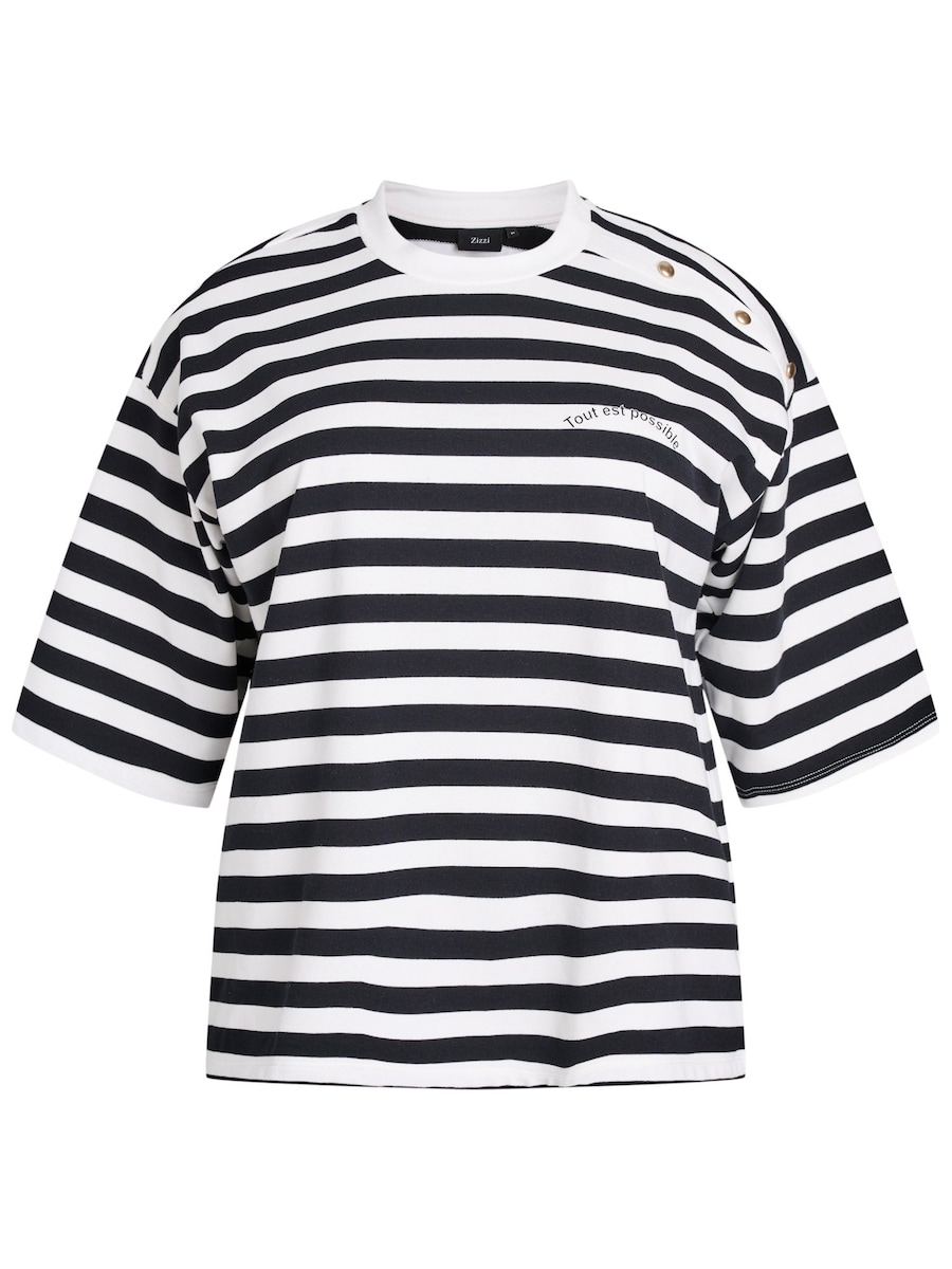 Блуза Zizzi, черный/белый
Блуза Zizzi, черный/белый