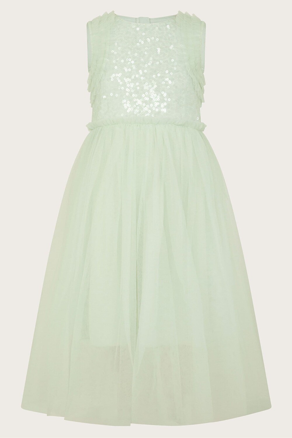 Платье Priscilla с оборками и пайетками Monsoon, зеленый
Платье Priscilla с оборками и пайетками Monsoon, зеленый