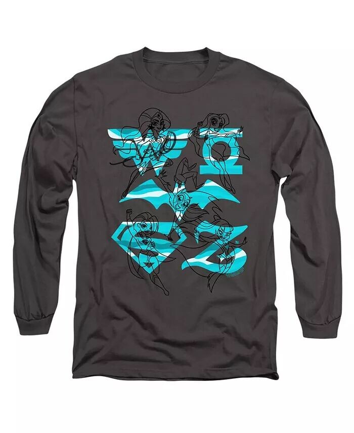 Мужская футболка DC Comics Superhero Girls Line Art Group с длинным рукавом для взрослых DC Superhero Girls, серый
Мужская футболка DC Comics Superhero Girls Line Art Group с длинным рукавом для взрослых DC Superhero Girls, серый