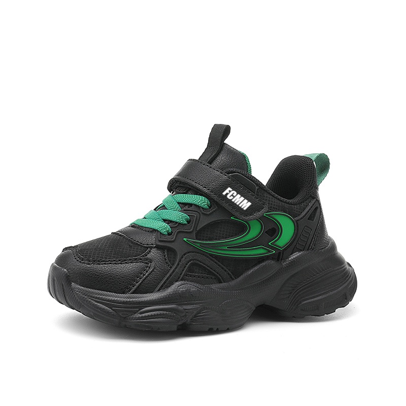 Нескользящие и дышащие детские кроссовки средней высоты для повседневной носки FCMM, черный/зеленый
Нескользящие и дышащие детские кроссовки средней высоты для повседневной носки FCMM, черный/зеленый
