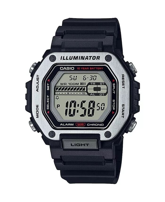 Мужские цифровые часы из черной смолы 47,2 мм, MWD110H-1AV Casio
Мужские цифровые часы из черной смолы 47,2 мм, MWD110H-1AV Casio