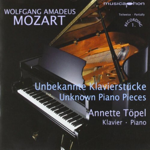 CD диск Mozart / Topel: Unknown Piano Pieces
CD диск Mozart / Topel: Unknown Piano Pieces