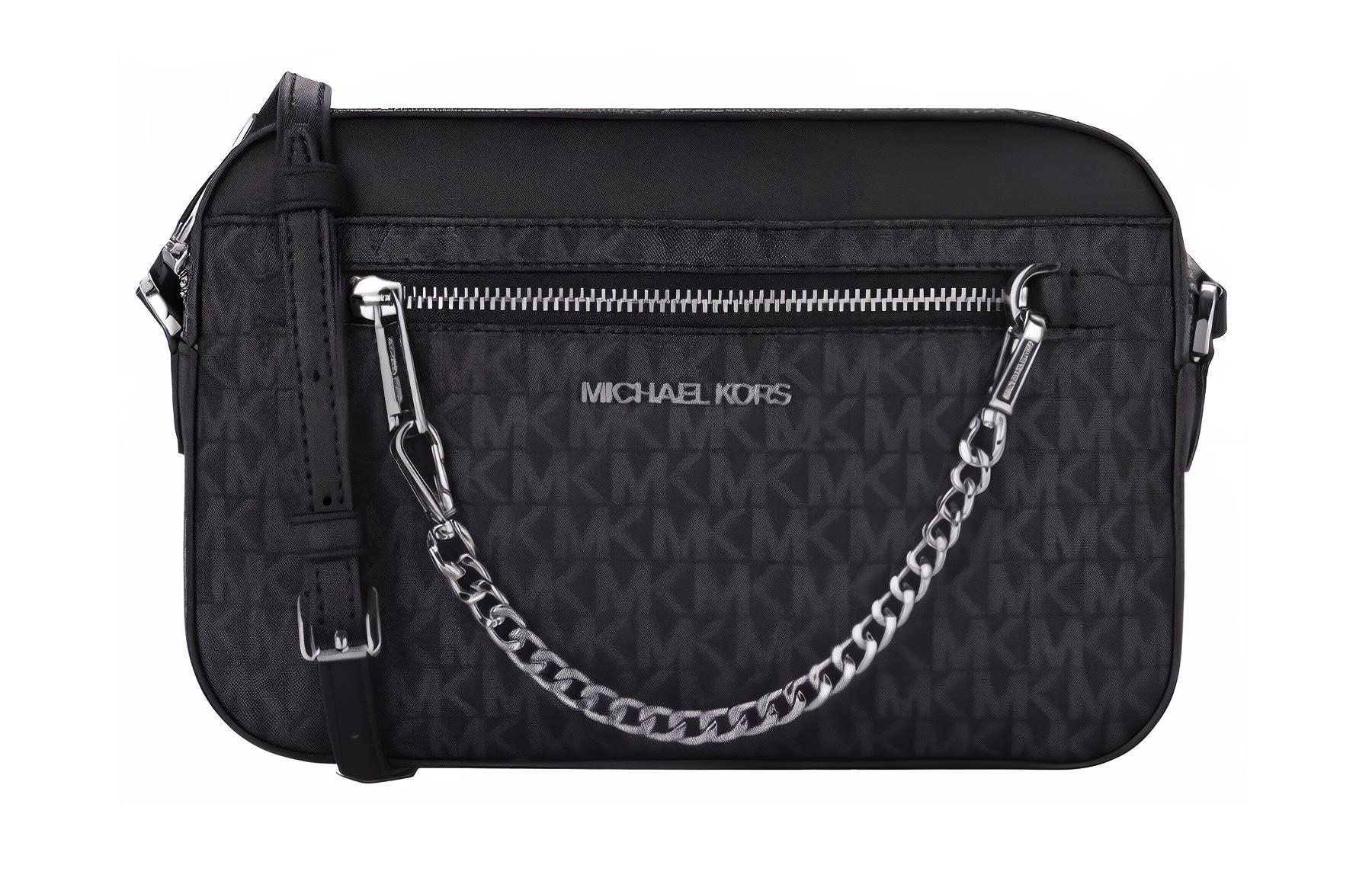 MICHAEL KORS Сумка через плечо для фотоаппарата Jet Set PVC с кожаными вставками женская черная
MICHAEL KORS Сумка через плечо для фотоаппарата Jet Set PVC с кожаными вставками женская черная