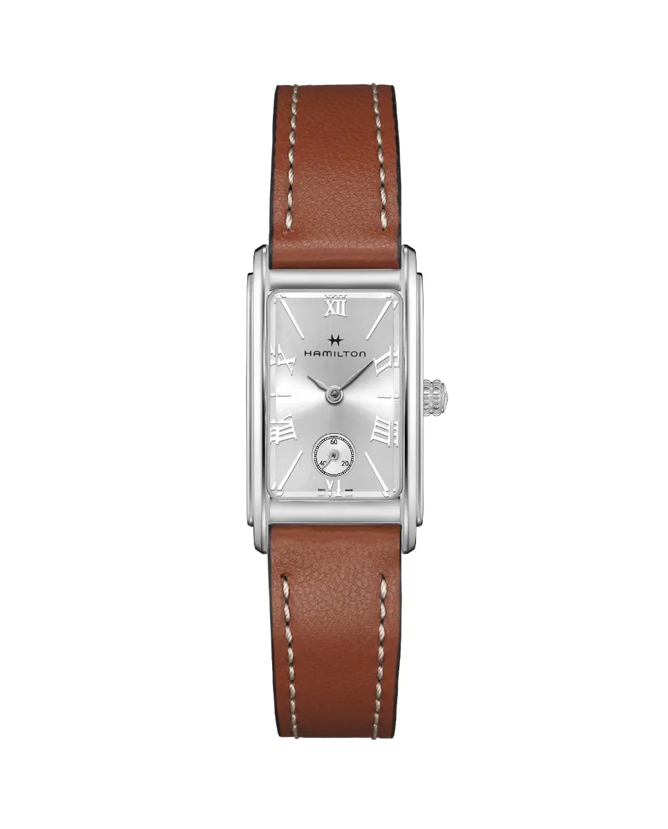 Американские классические женские часы Ardmore H11221550 с кожаным ремешком Hamilton, коричневый
Американские классические женские часы Ardmore H11221550 с кожаным ремешком Hamilton, коричневый