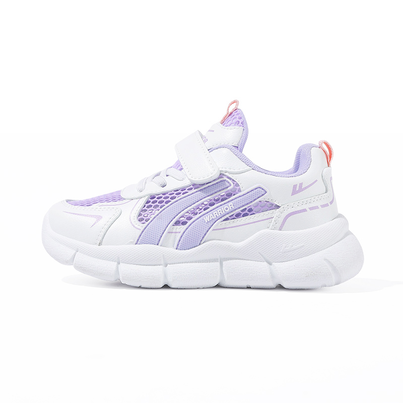 Нескользящие, износостойкие, дышащие детские кроссовки для бега WARRIOR, белый/фиолетовый
Нескользящие, износостойкие, дышащие детские кроссовки для бега WARRIOR, белый/фиолетовый