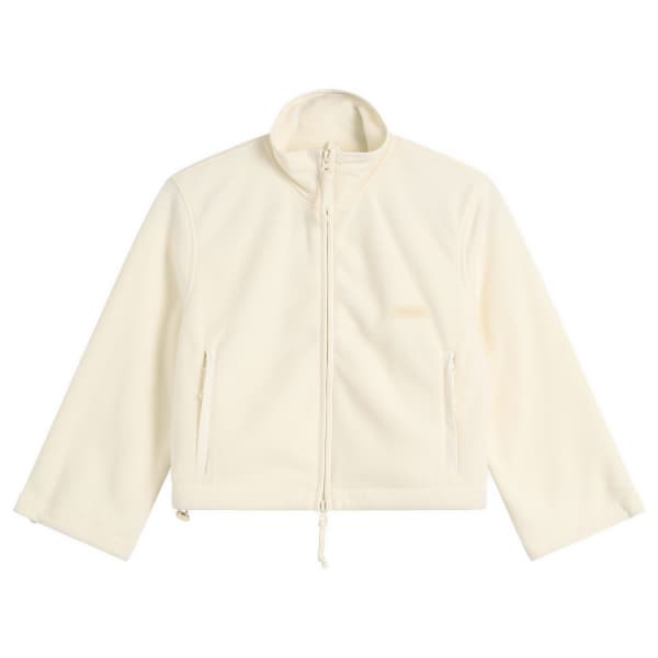 Флисовая домашняя куртка на молнии, укороченная Skims, экрю
Флисовая домашняя куртка на молнии, укороченная Skims, экрю