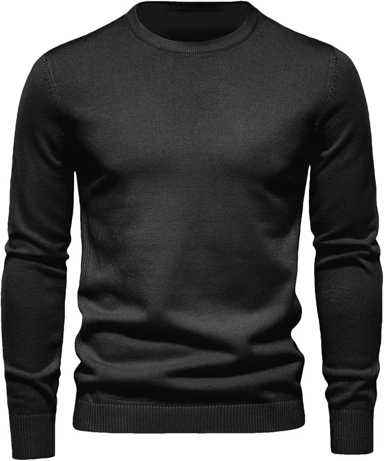 Мужской свитер Slim Fit, утепленный, с круглым вырезом
Мужской свитер Slim Fit, утепленный, с круглым вырезом