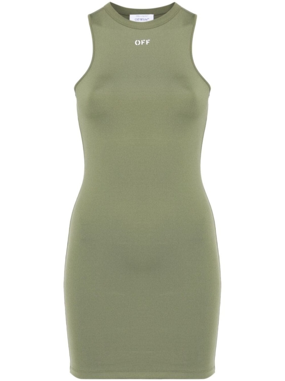 Off-White платье мини с логотипом, зеленый
Off-White платье мини с логотипом, зеленый
