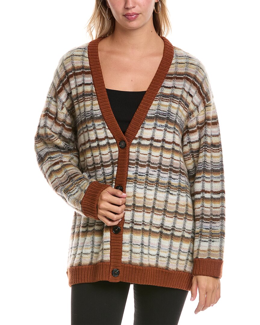 Кардиган Missoni из мохера и шерсти, бежевый
Кардиган Missoni из мохера и шерсти, бежевый