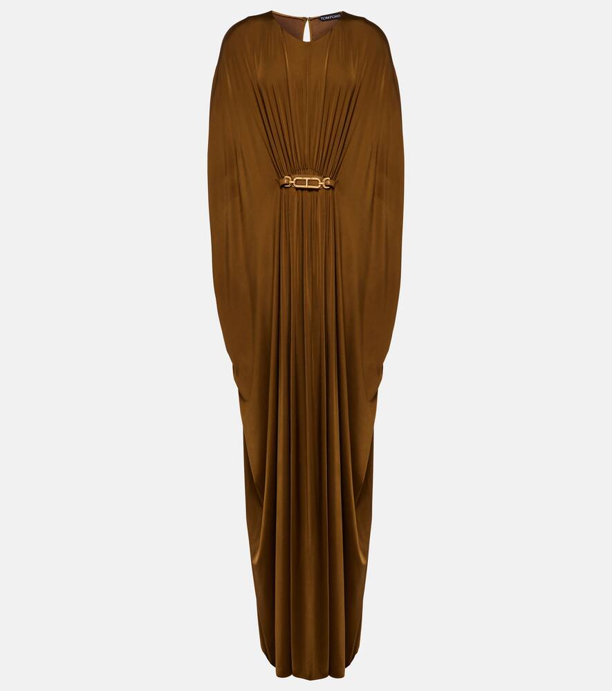 Кафтан из атласного джерси с поясом Tom Ford, Golden Acid
Кафтан из атласного джерси с поясом Tom Ford, Golden Acid