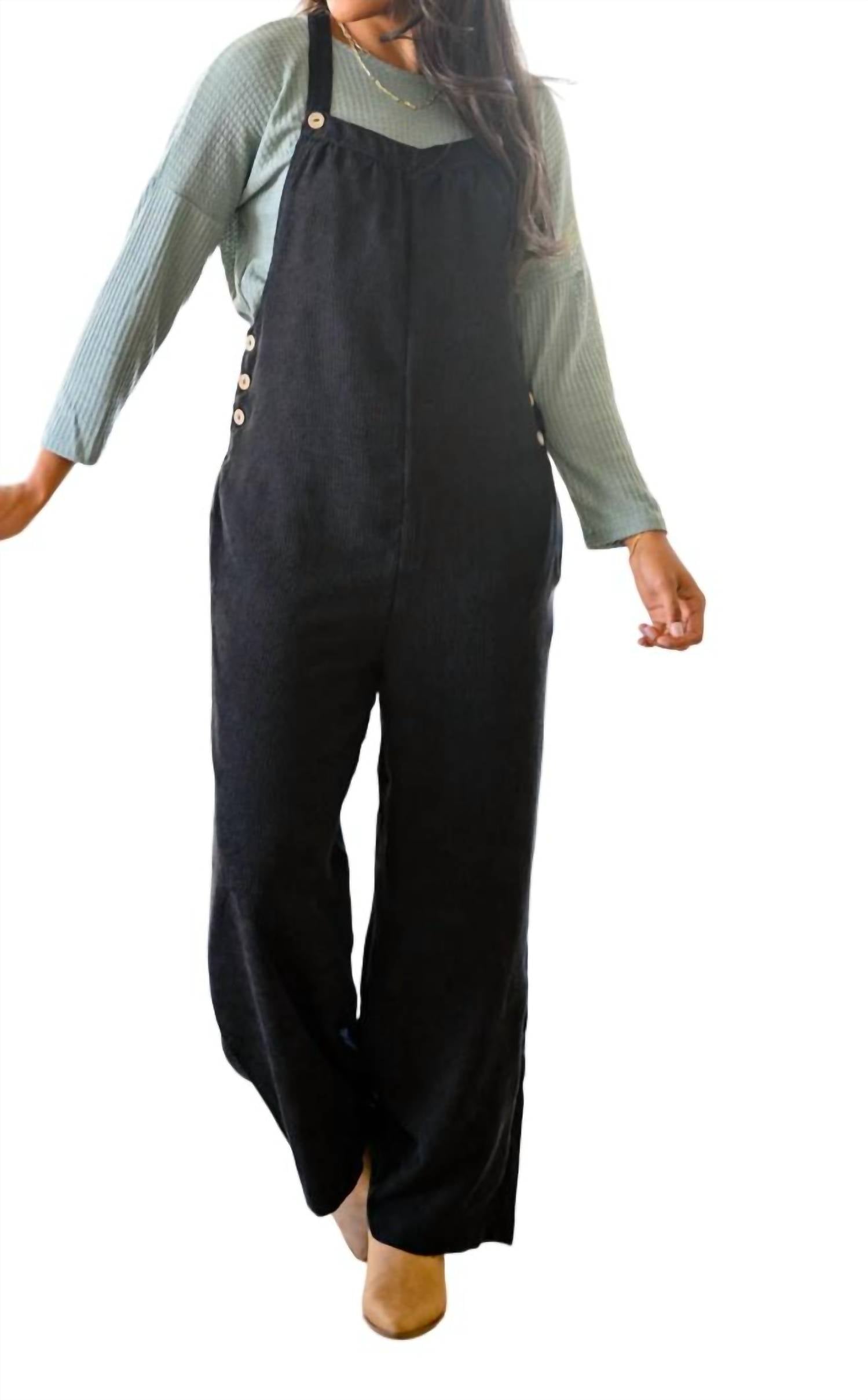 Комбинезон из вельвета «Больше, чем друзья» черного цвета GEEGEE
Комбинезон из вельвета «Больше, чем друзья» черного цвета GEEGEE