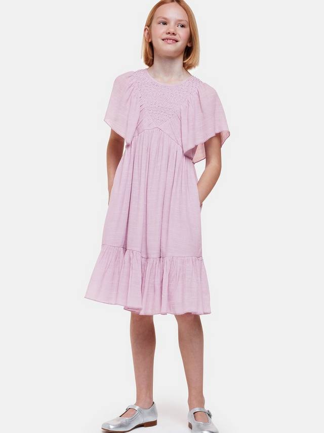 Детское платье Willa со сборкой Whistles, Lilac
Детское платье Willa со сборкой Whistles, Lilac