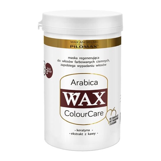 Восстанавливающая маска для темных волос, арабика, 480 мл Pilomax Wax, Color Care
Восстанавливающая маска для темных волос, арабика, 480 мл Pilomax Wax, Color Care