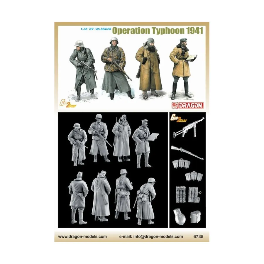 Операция Тайфун 1941 г. с Gen2Gear, Dragon Models - '39 to '45 Series - Germany (1:35)
Операция Тайфун 1941 г. с Gen2Gear, Dragon Models - '39 to '45 Series - Germany (1:35)